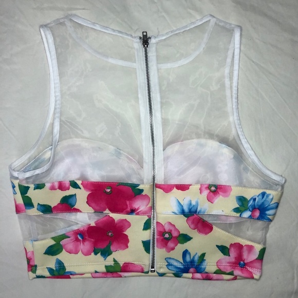 do & be floral maxi skirt and crop top set S - Picture 9 of 10